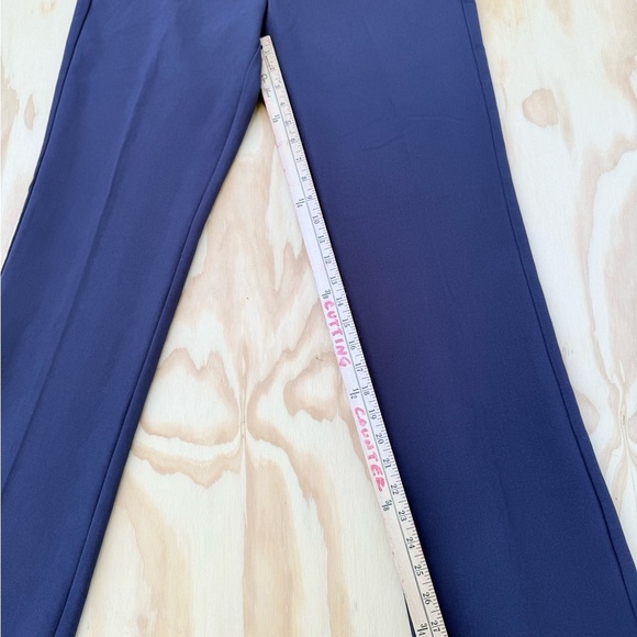 Gap Women’s Navy Sailor Pants Size 14 NWT Gold Button High Rise Flare Trousers - Picture 8 of 13